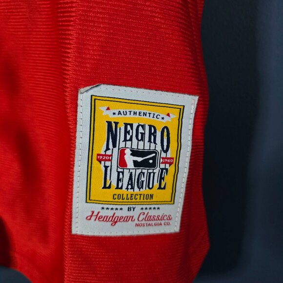 BHAM Jersey V2 Red M #23 Birmingham Black Barons Authentic Negro Leagues - Picture 2 of 8